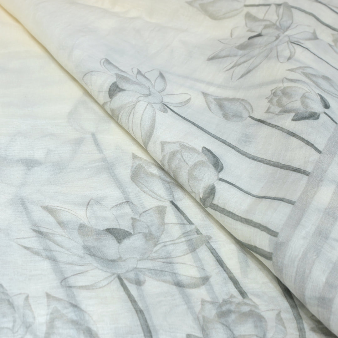 Beautiful Mul Chanderi Digital Prints Fabrics