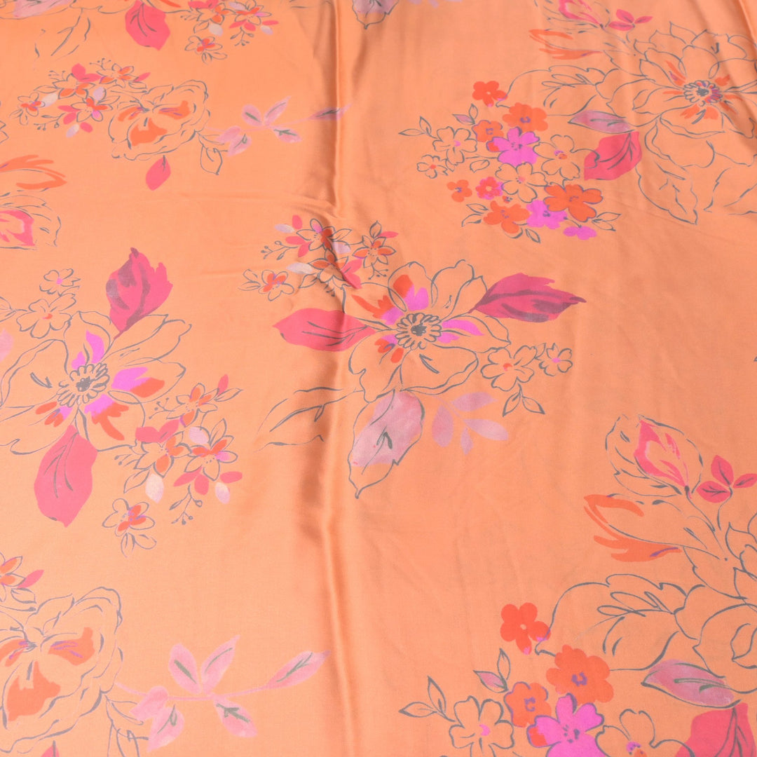 Modal Satin Digital Print Fabric