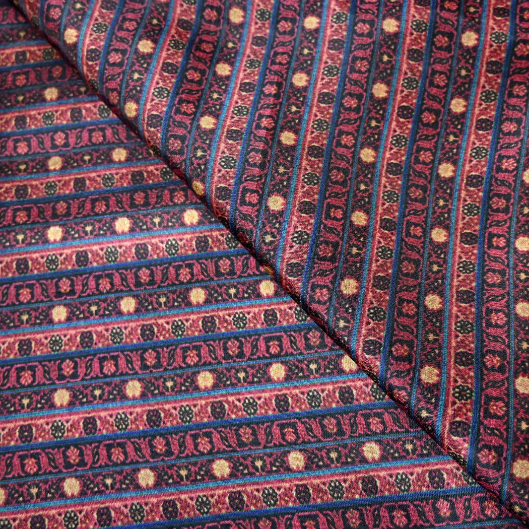 Raw Silk Digital Print Fabrics