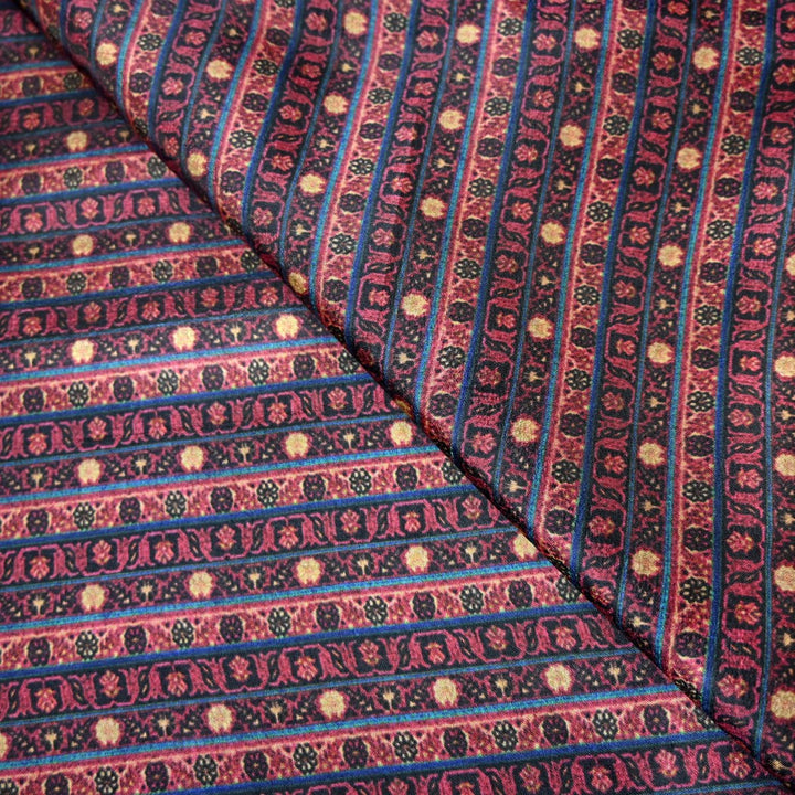 Raw Silk Digital Print Fabrics