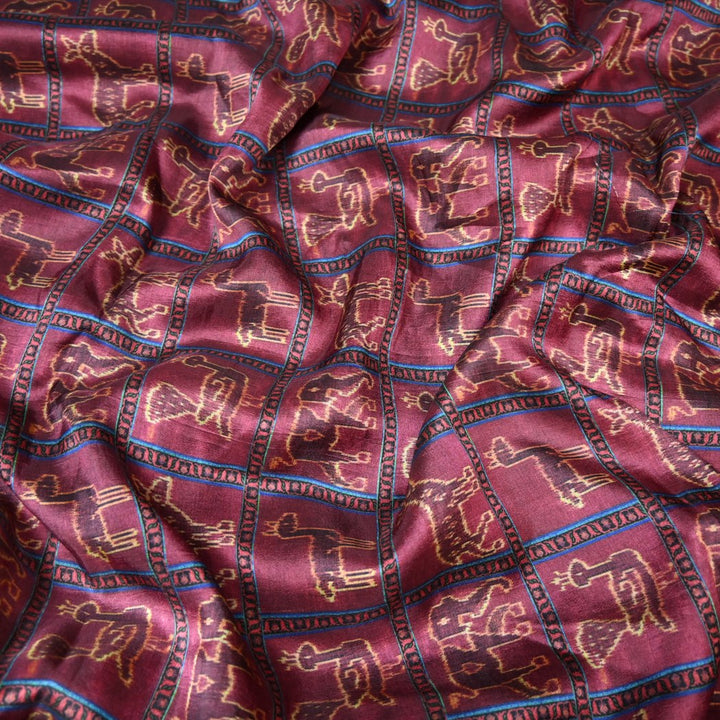 Raw Silk Digital Print Fabrics