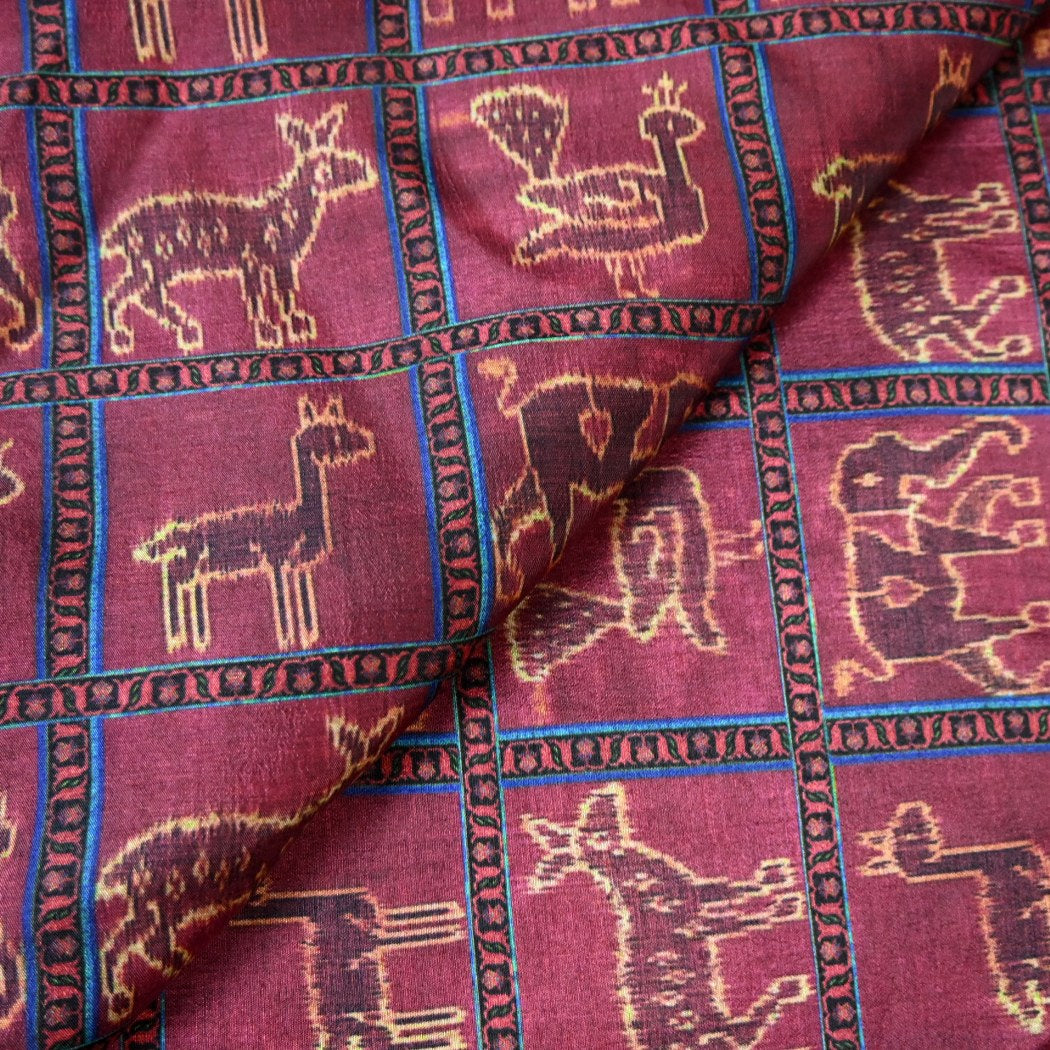 Raw Silk Digital Print Fabrics