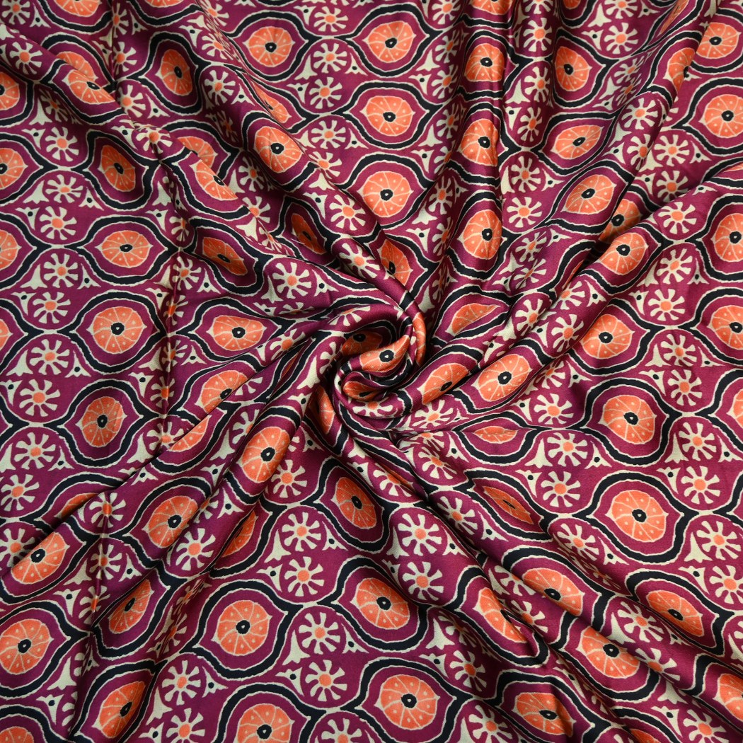 Modal Satin Digital Print Fabrics