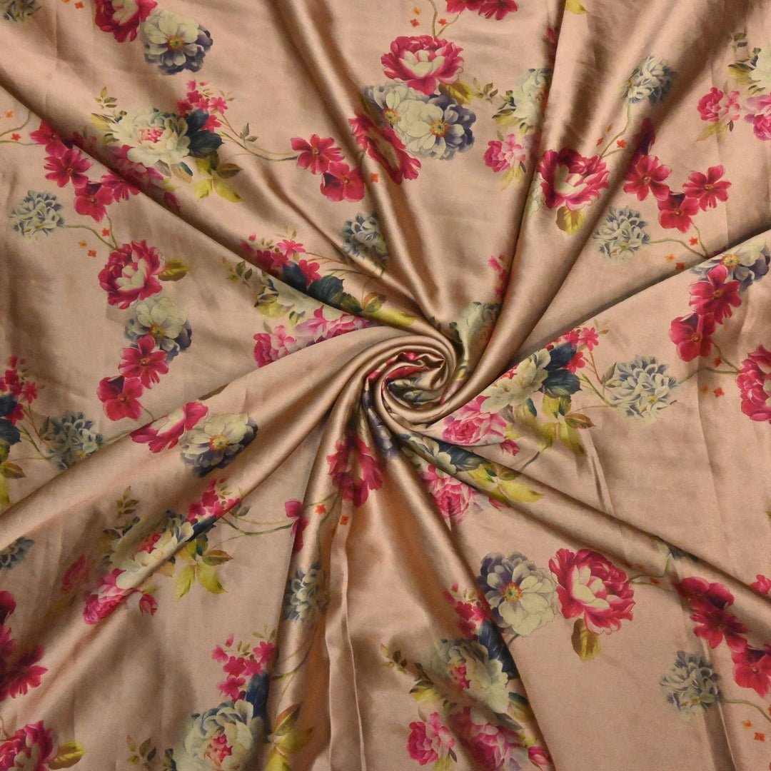 Imported Armani Satin Digital Print Fabrics