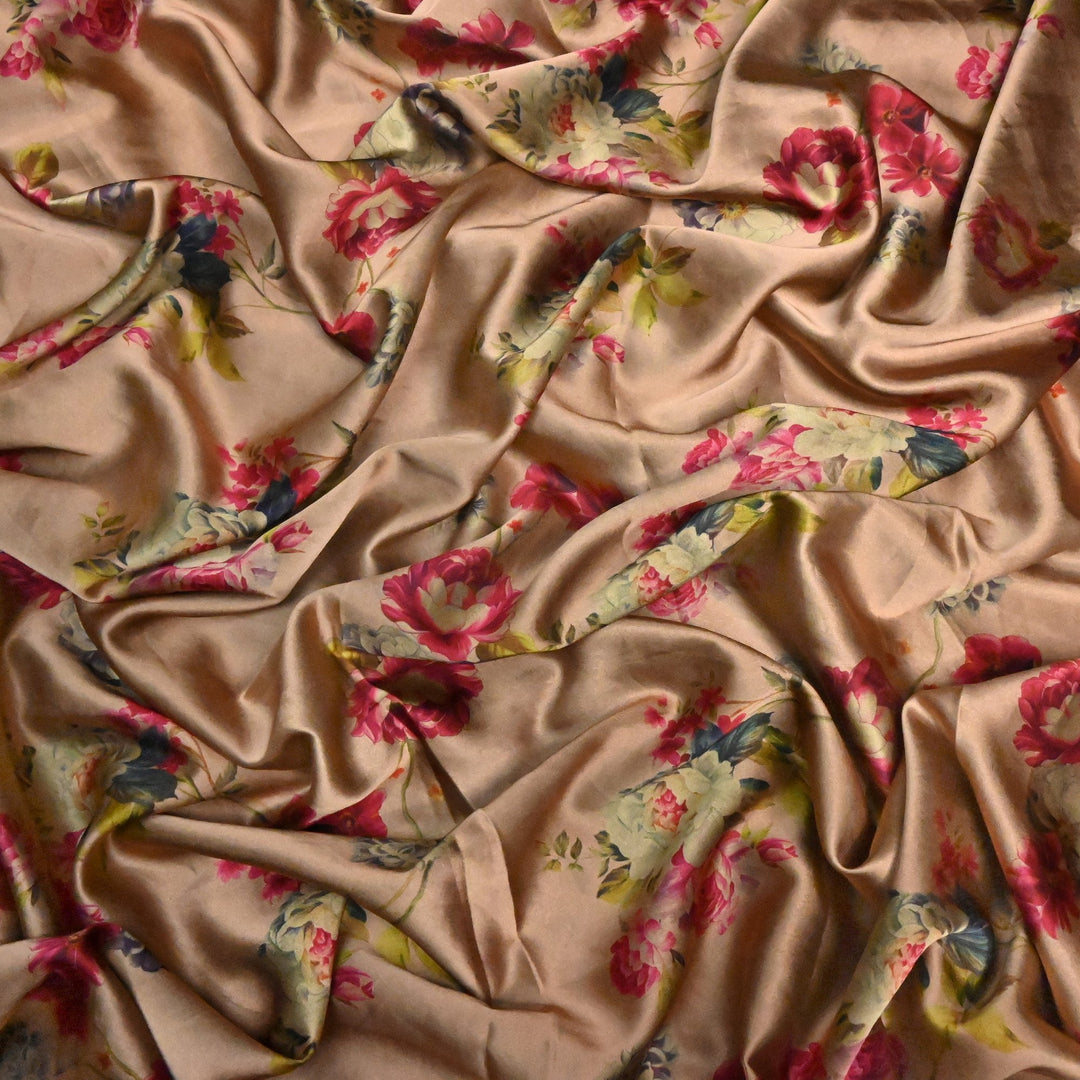 Imported Armani Satin Digital Print Fabrics