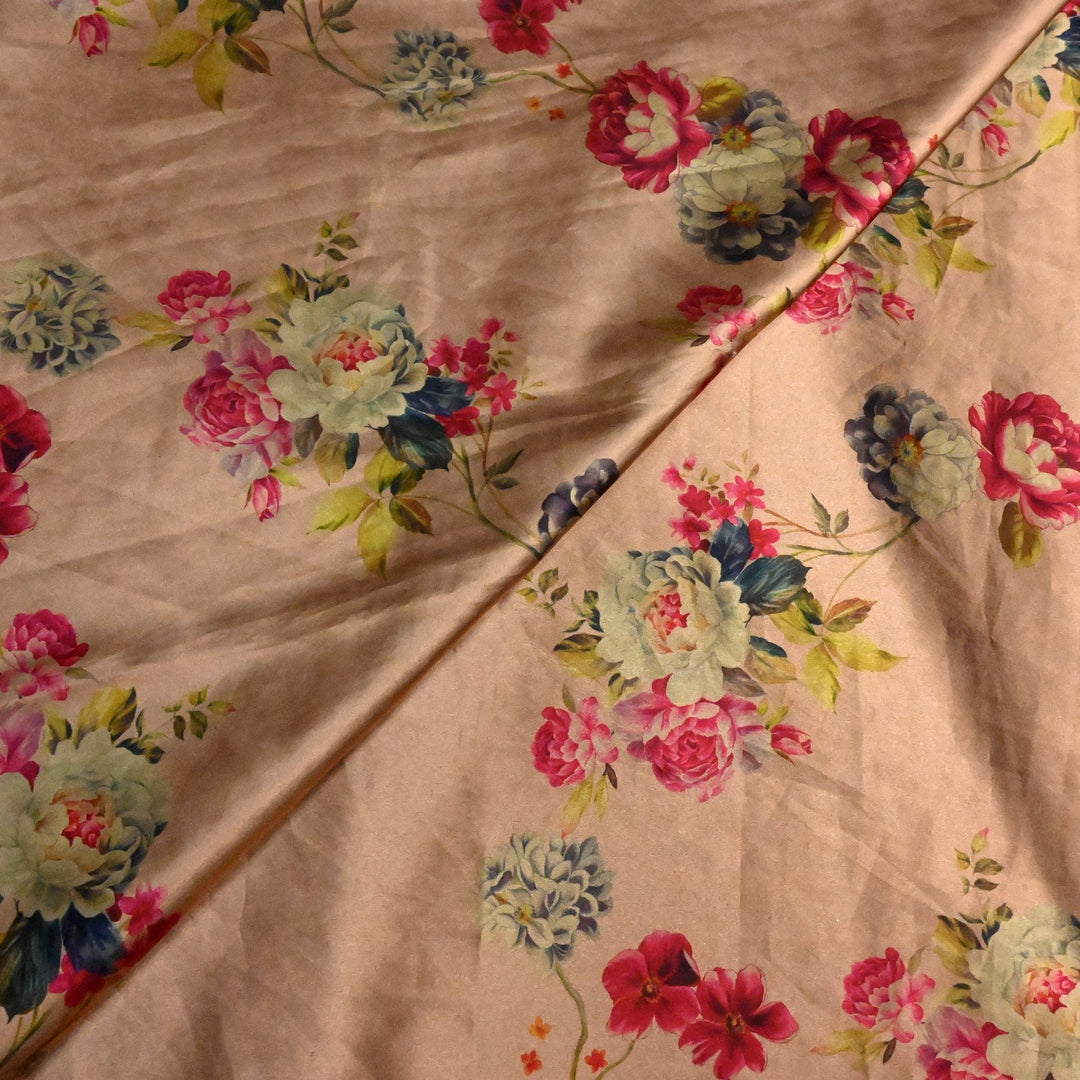 Imported Armani Satin Digital Print Fabrics