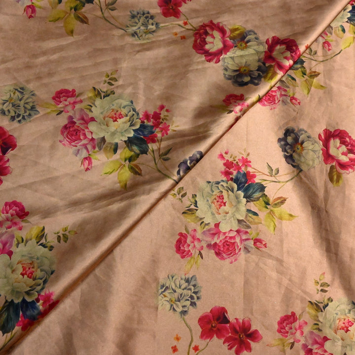 Imported Armani Satin Digital Print Fabrics