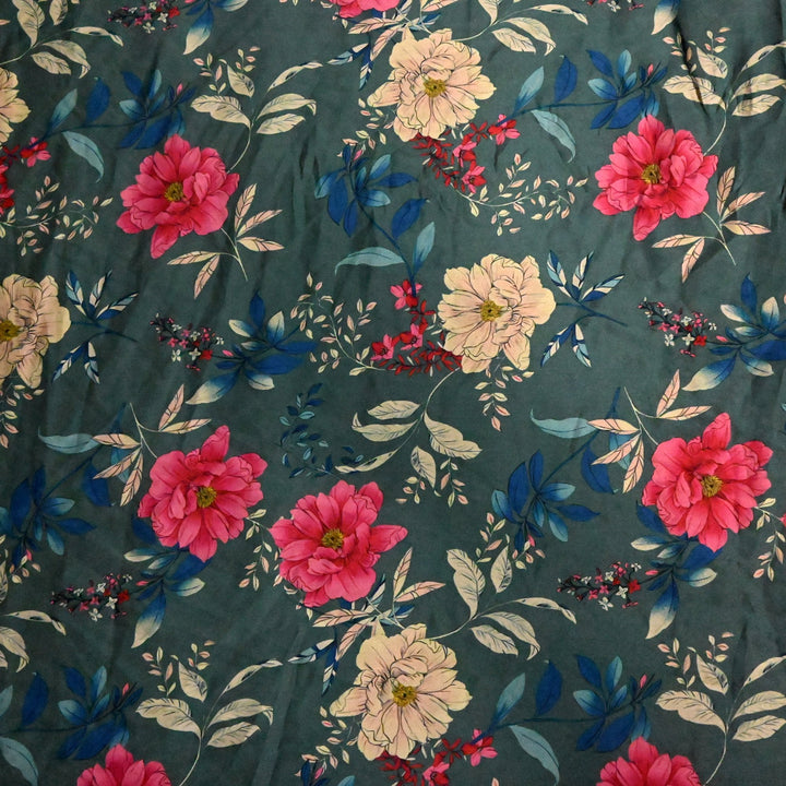 Imported Armani Satin Digital Print Fabrics