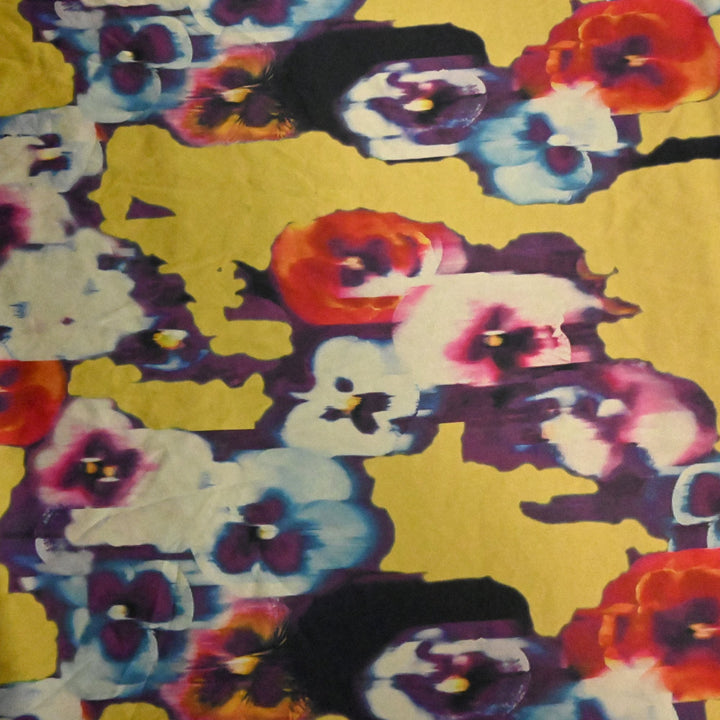 Imported Armani Satin Digital Print Fabrics