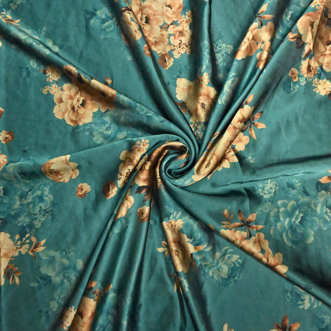 Imported Armani Satin Digital Print Fabrics