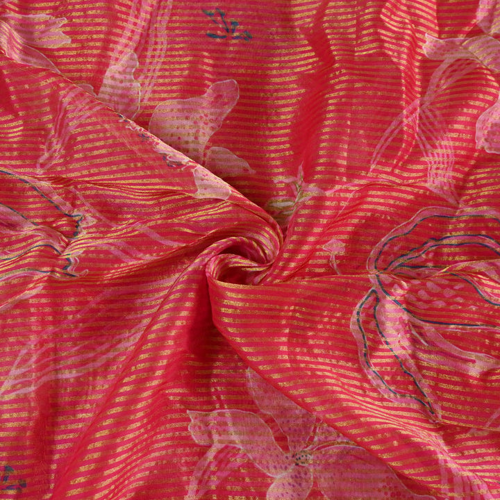 Crush Tissue Digital Print Fabric