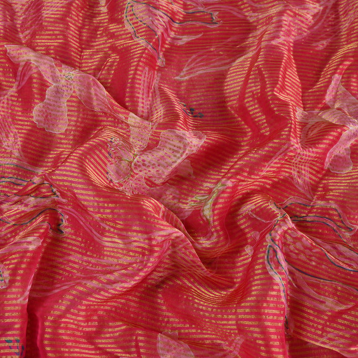 Crush Tissue Digital Print Fabric