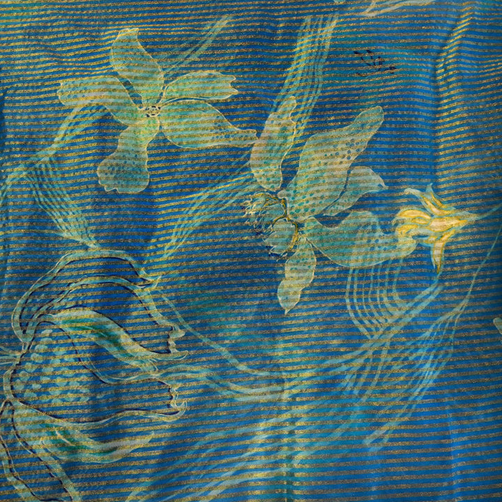 Crush Tissue Digital Print Fabric