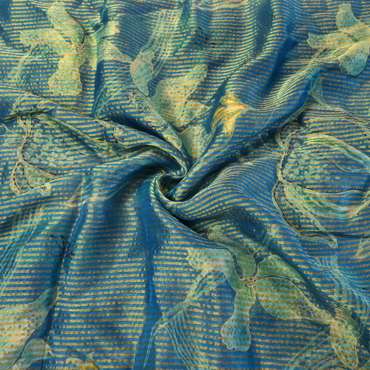 Crush Tissue Digital Print Fabric