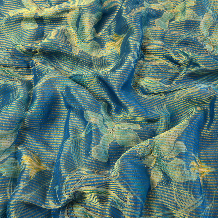 Crush Tissue Digital Print Fabric