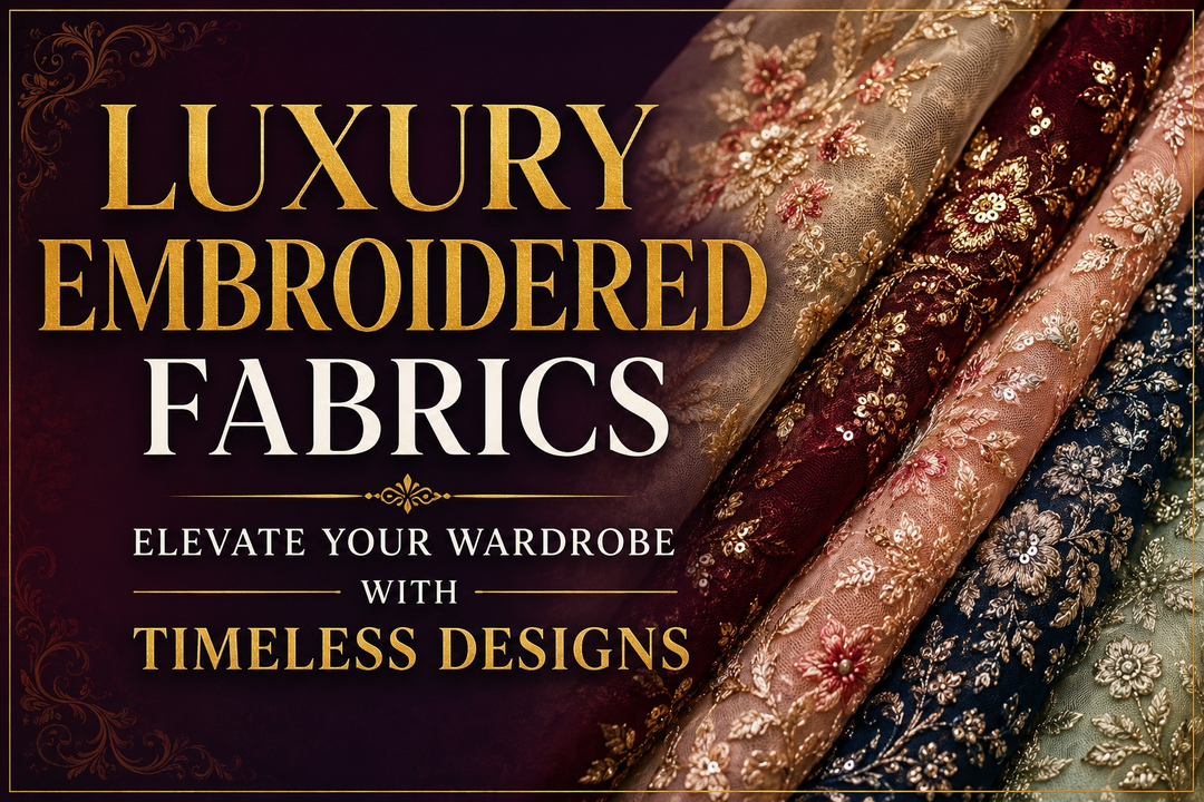 Luxury Embroidered Fabrics: Elevate Your Wardrobe with Timeless Designs