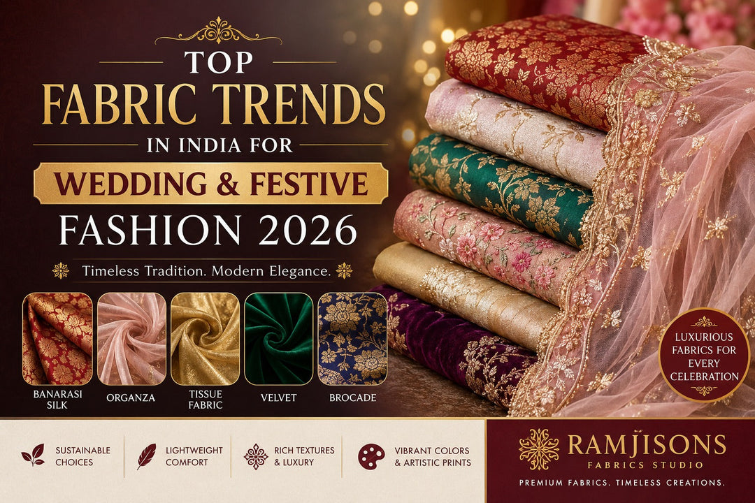 Top Fabric Trends in India for Wedding & Festive Fashion 2026