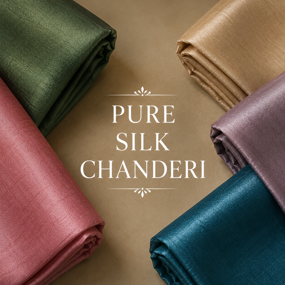 Dyed Silk Chanderi