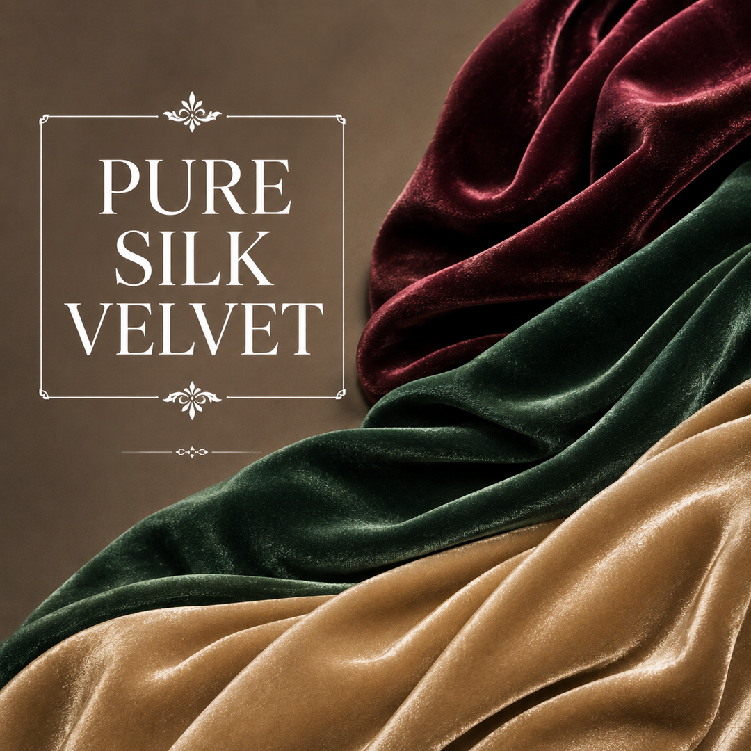 Silk Velvet Plain