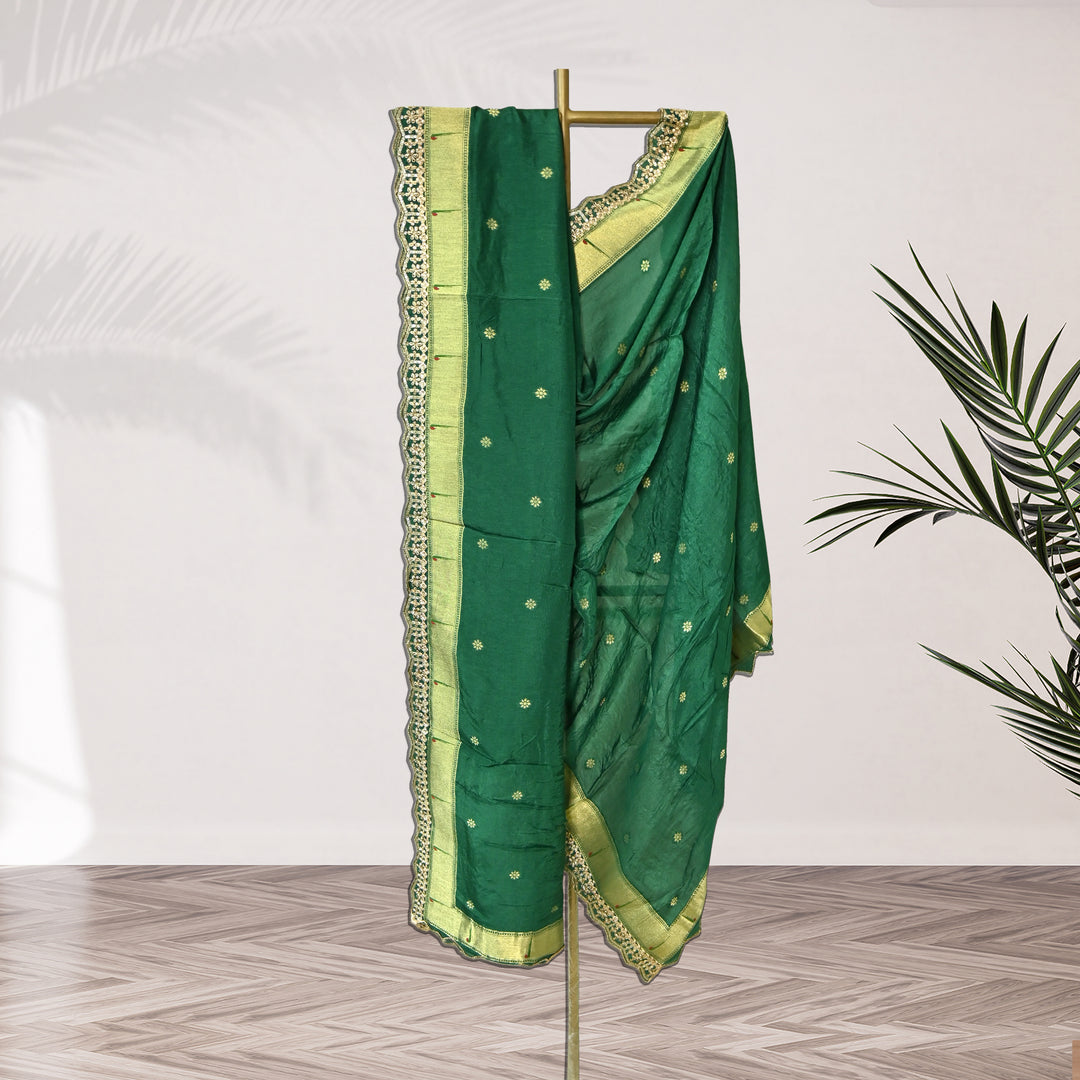 Dola Silk Zari Jacquard Dupatta