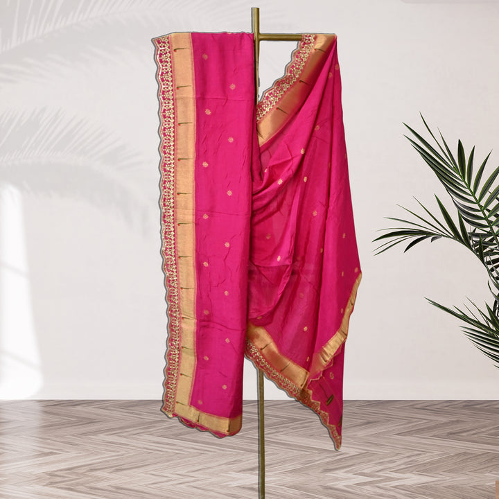 Dola Silk Zari Jacquard Dupatta