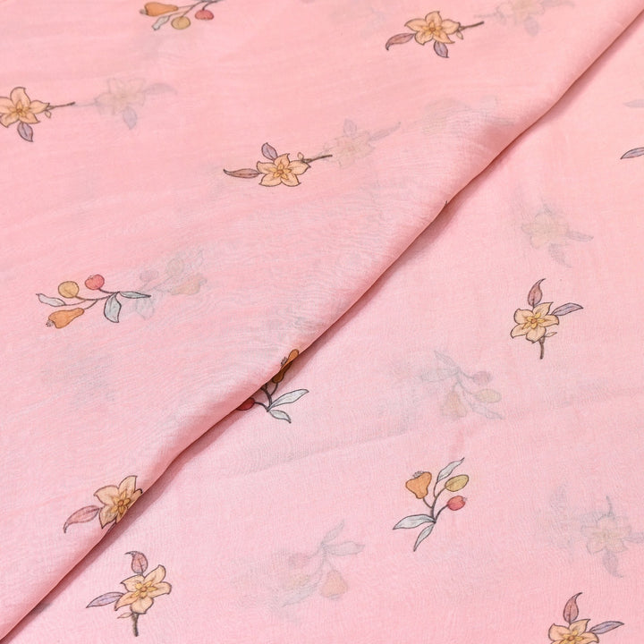Premium Mul Chanderi Digital Print Fabric – Lightweight Chanderi Fabrics GT0185-8