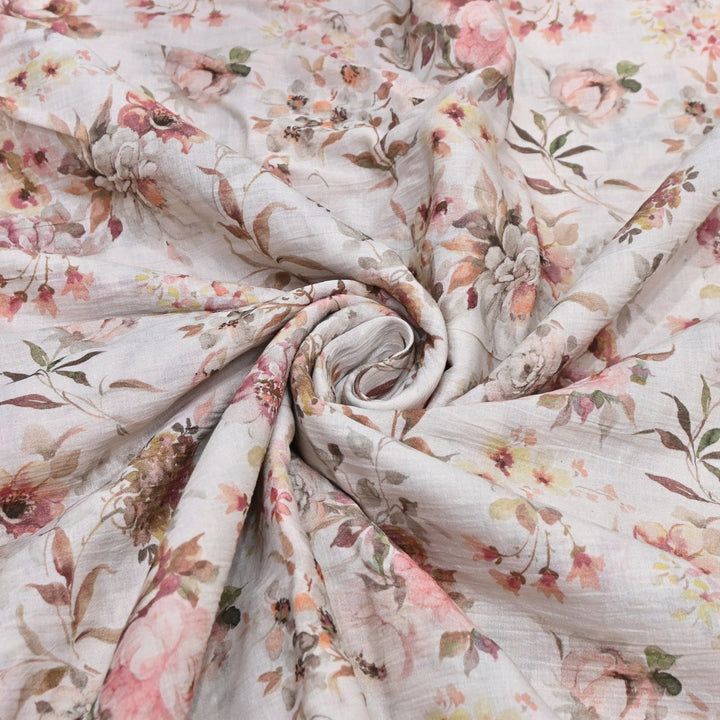 Elegant Crush Chanderi Digital Print Fabrics-UF0208-3