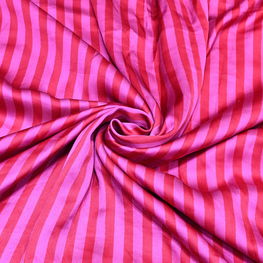 Modal Satin Digital Print Fabric  – Soft Luxury Printed Satin Fabric-001416-9