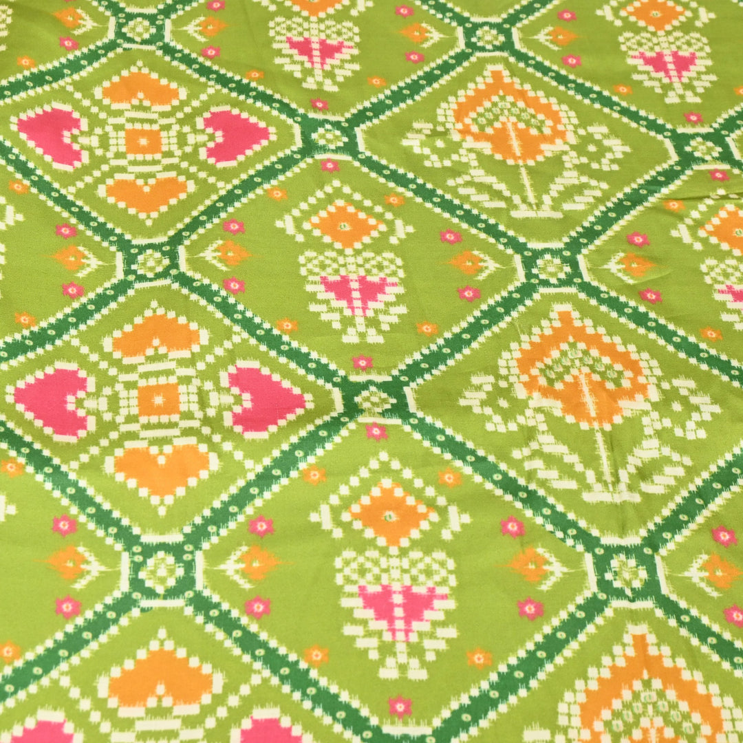 Bemberg Satin Digital Print Fabric– Soft Luxury Designer Satin Fabric 001333-47