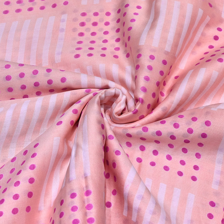 Silk Chanderi Digital Print Fabric 44" – Soft Lightweight Designer Fabric 001664-06