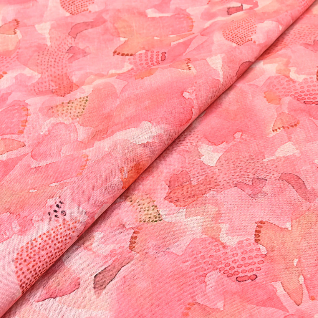PREMIUM COTTON LINEN DIGITAL PRINT FABRIC - VM0011- 04