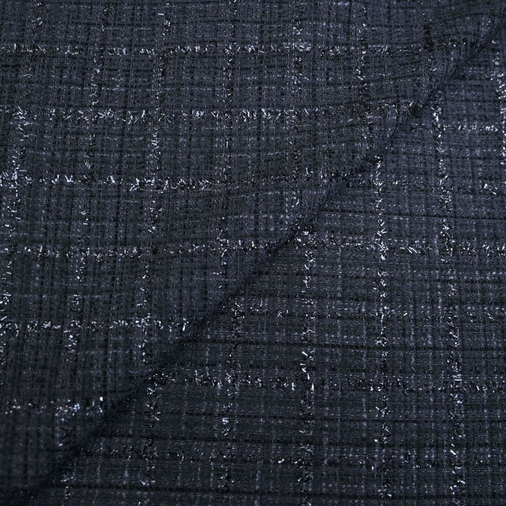 Charcoal Black Tweed Fabric | 39-5057