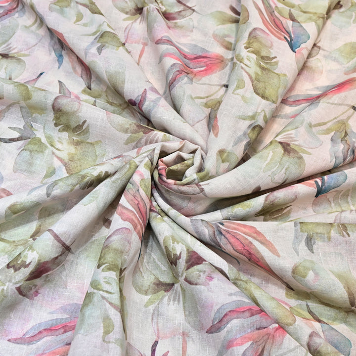 PREMIUM COTTON LINEN DIGITAL PRINT FABRIC - VM0011- 05