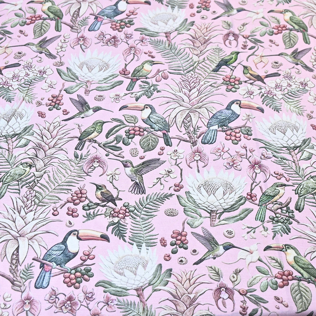 Premium Multicolor Muslin Digital Print Fabric - 000844-9