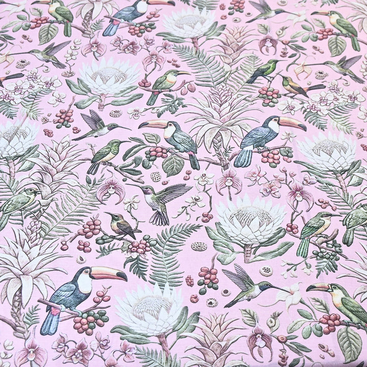 Premium Multicolor Muslin Digital Print Fabric - 000844-9