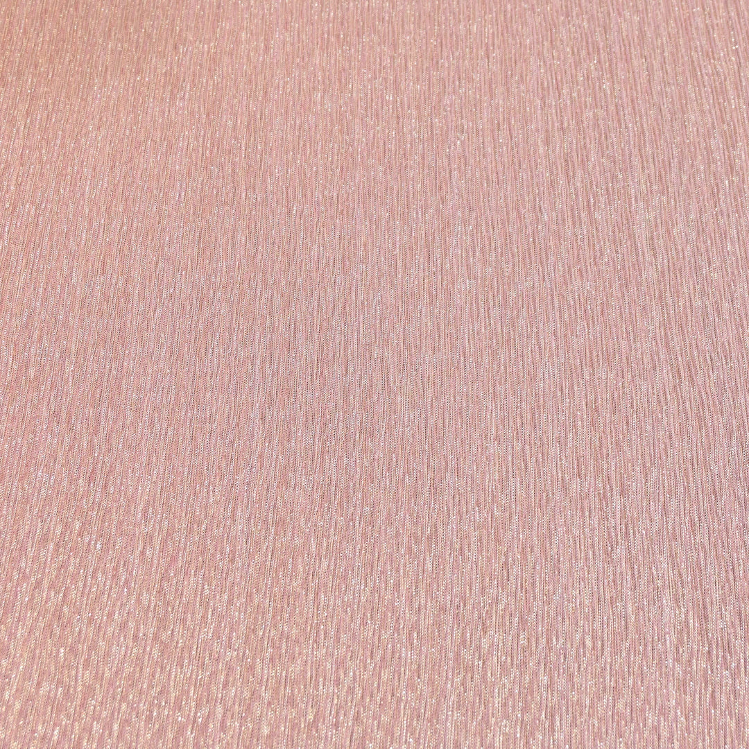 Nude Shade Crinkled Moonlight Fabric