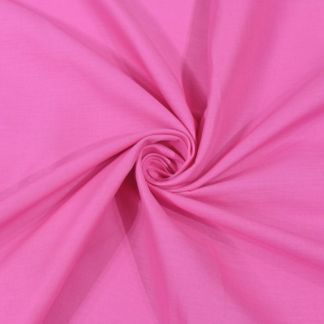 Hot Pink Colour Arvind Cambric Cotton Fabrics