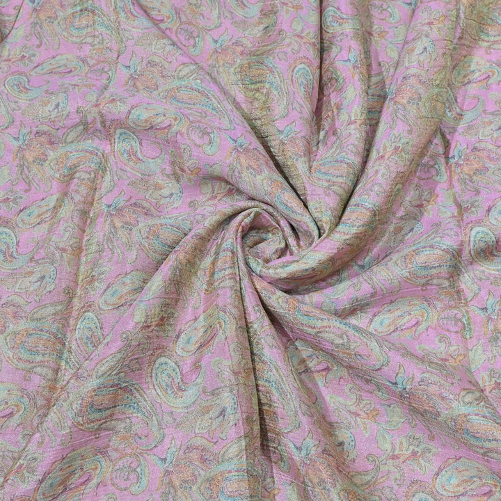 Crush Tissue Digital Print Fabric