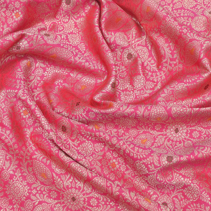 Katan Silk Meena Brocade Fabrics