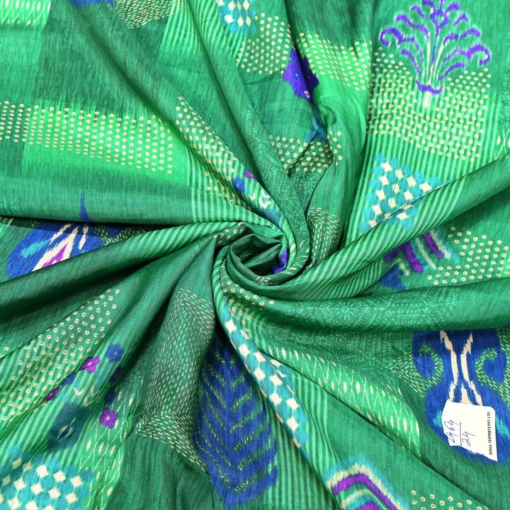 Premium Muslin Digital Print Fabric - 000844-15