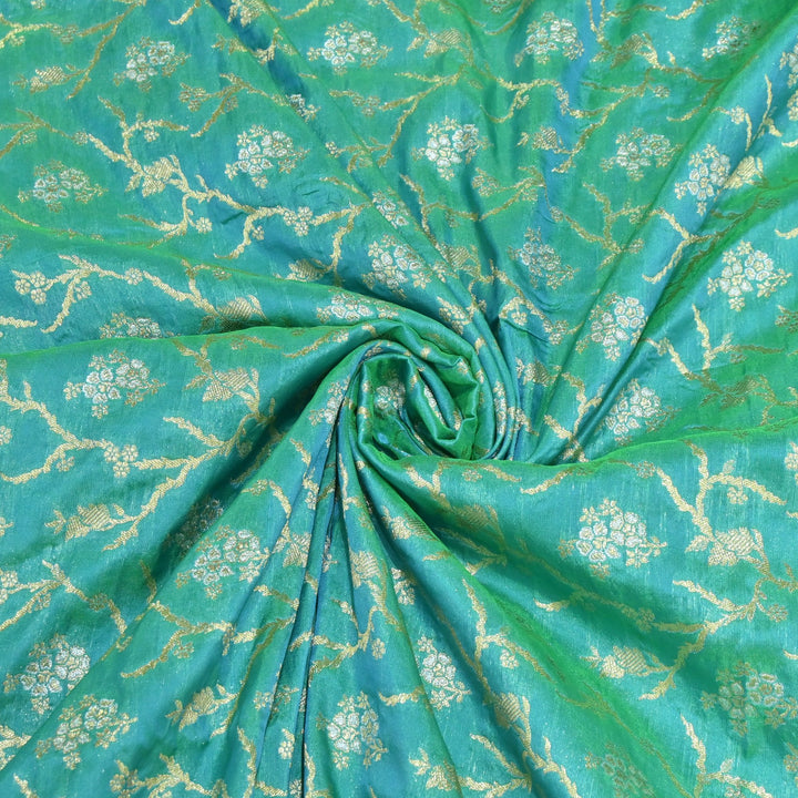 Silk Alfi Zari Brocade Fabrics