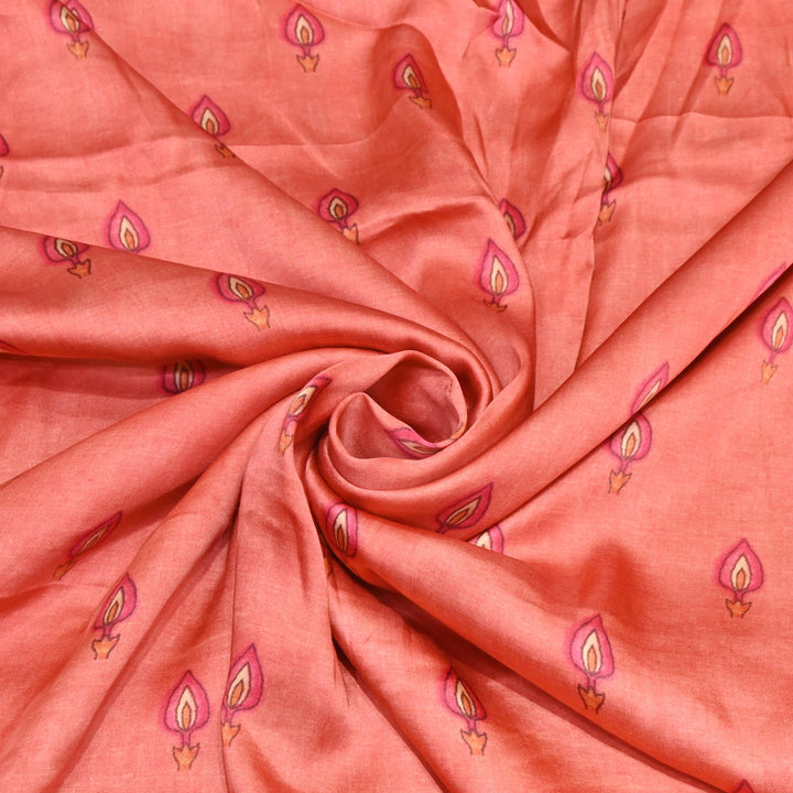 Bemberg Satin Digital Print Fabric– Soft Luxury Designer Satin Fabric 001333-28