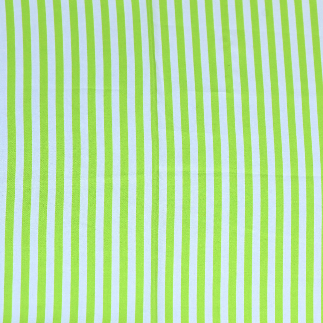 Glace Cotton With Beautiful Stripes Print Fabric – Lightweight Designer Cotton Fabric - LT0185-10