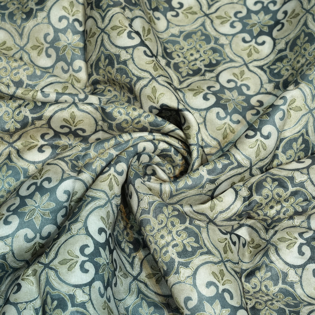 Semi Tusser Silk Prints Fabrics