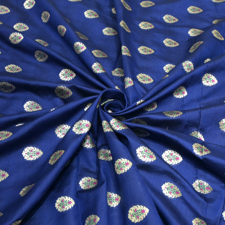Pure Chiniya Silk Banarasi Brocade Fabric