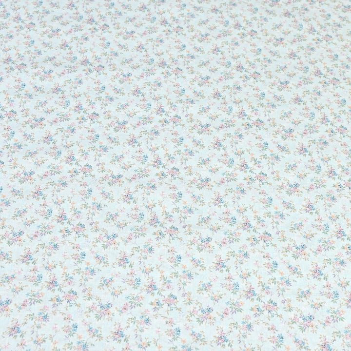 White Mist Italian Lawn Print Fabric
