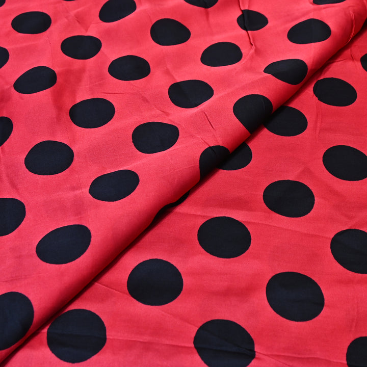 Modal Satin Digital Print Fabric  – Soft Luxury Printed Satin Fabric-001416-12