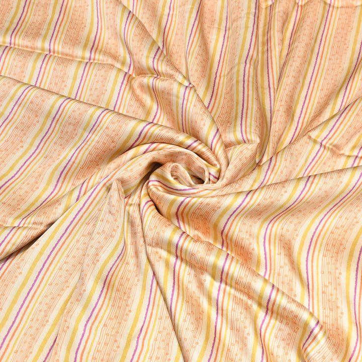 Bemberg Satin Digital Print Fabric– Soft Luxury Designer Satin Fabric 001333-02
