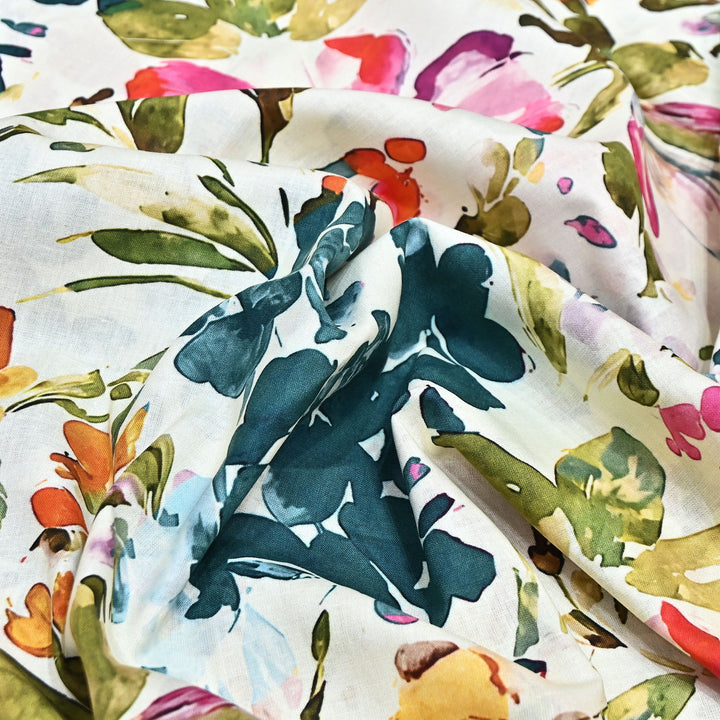 Cotton Print Fabric – Soft Breathable Designer Cotton Fabric 000350-29