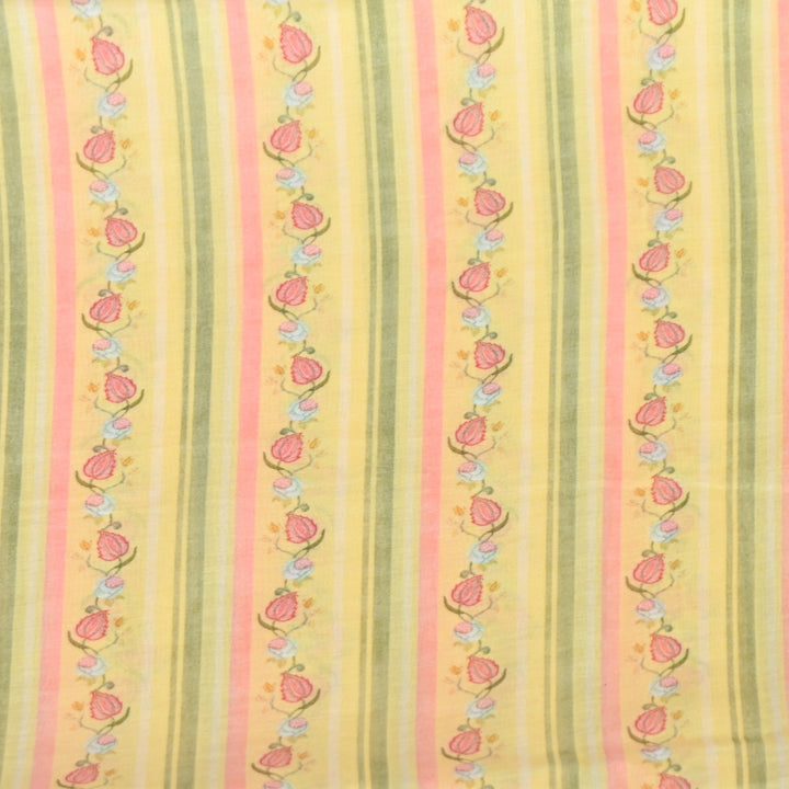 Multi Color Mul Chanderi Digital Print Fabric GT0185-4
